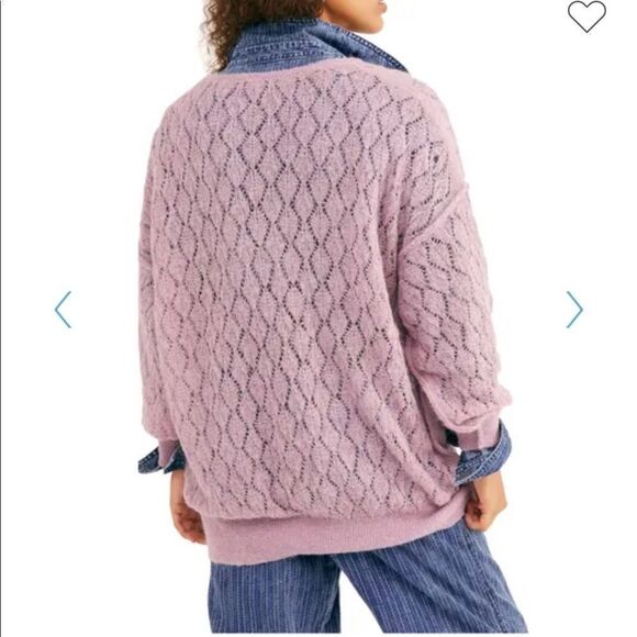 NWT Free People Say Hello Oversized Tunic Sweater - Picture 3 of 5